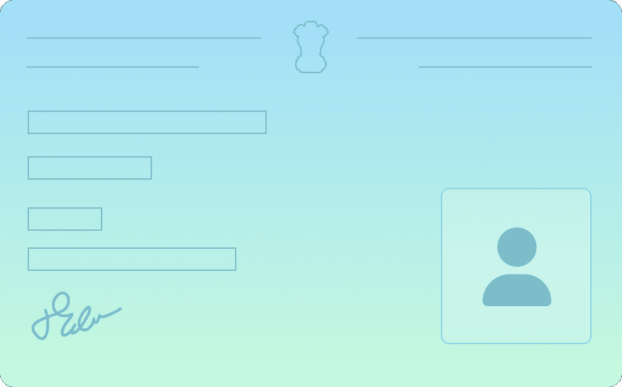A second identity document being verified